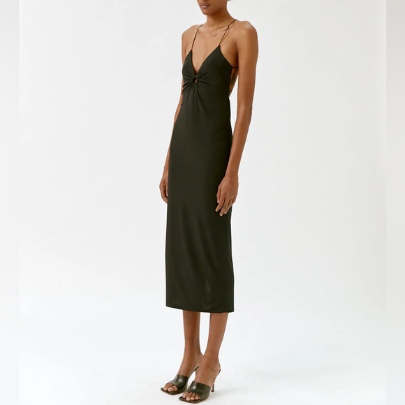 Musier Paris inma Midi dress size 36/S in black - Picture 1 of 11